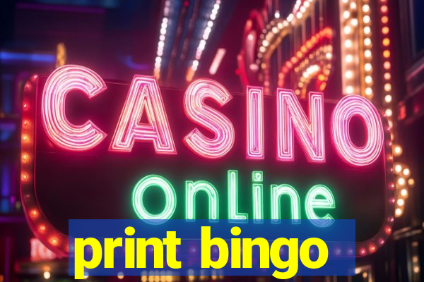 print bingo